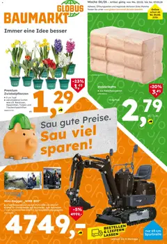 Vorschau von dem Prospekt des Geschäftes Globus Baumarkt, gültig ab dem 02.02.2026