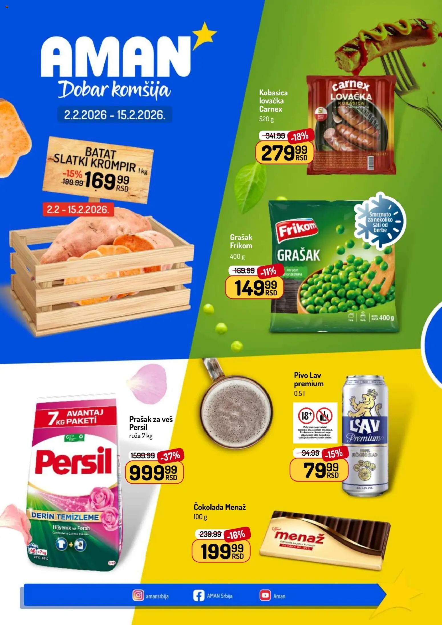 Pregled Aman kataloga - važi od 02.02.2026