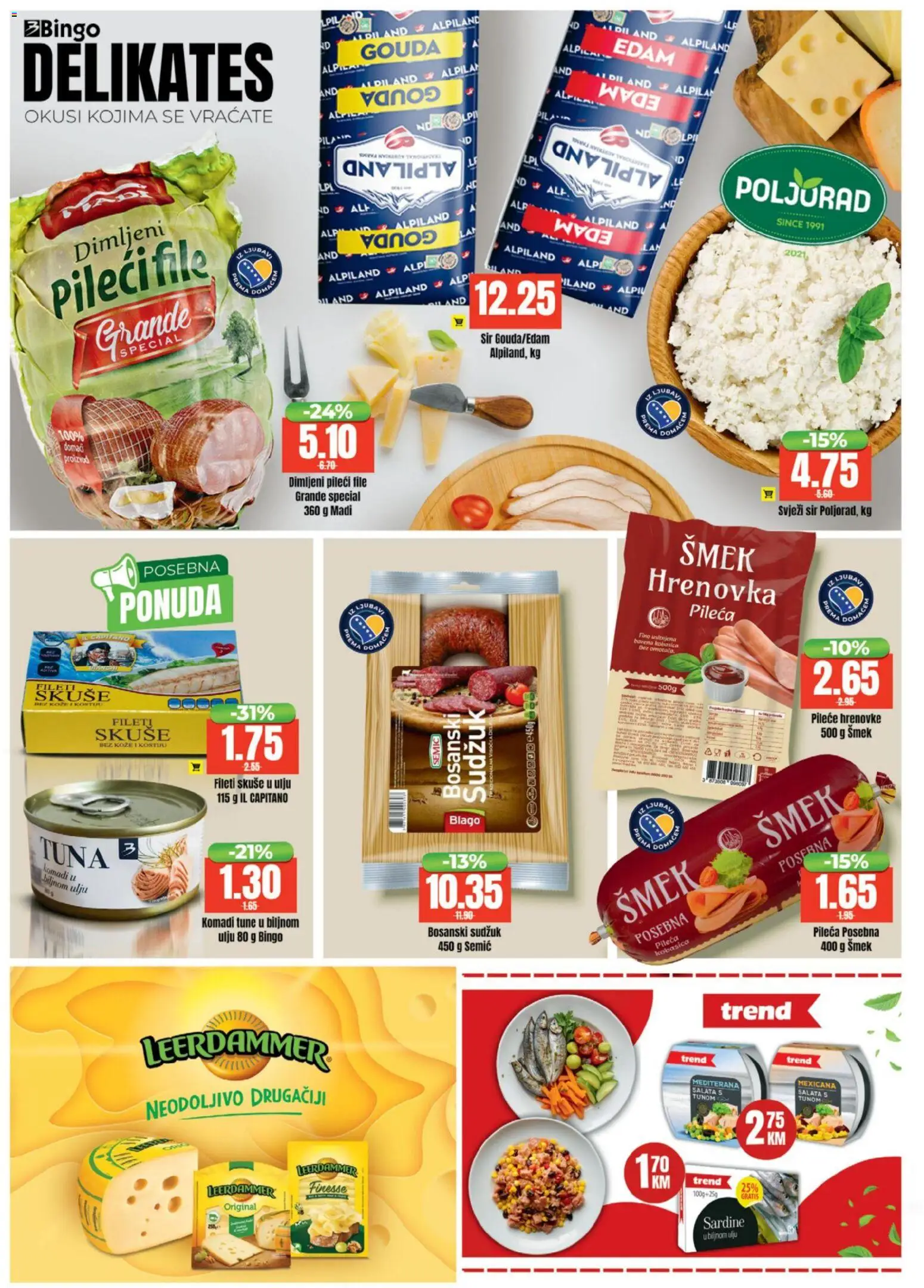 Pregled letka Katalog trgovine Bingo vrijedi od 2026.01.06