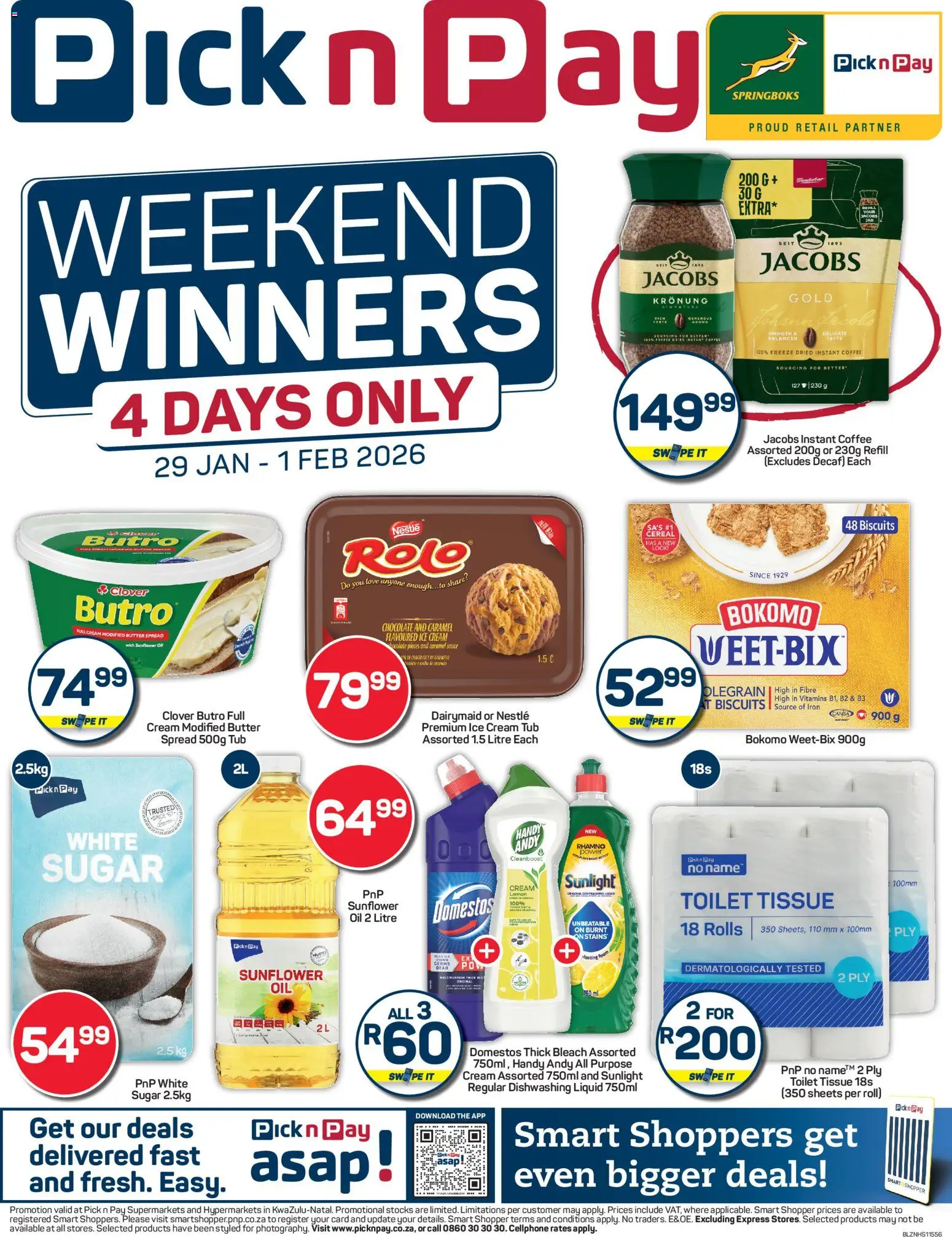 Preview of Pick n Pay flyer valid from 29/01/2026