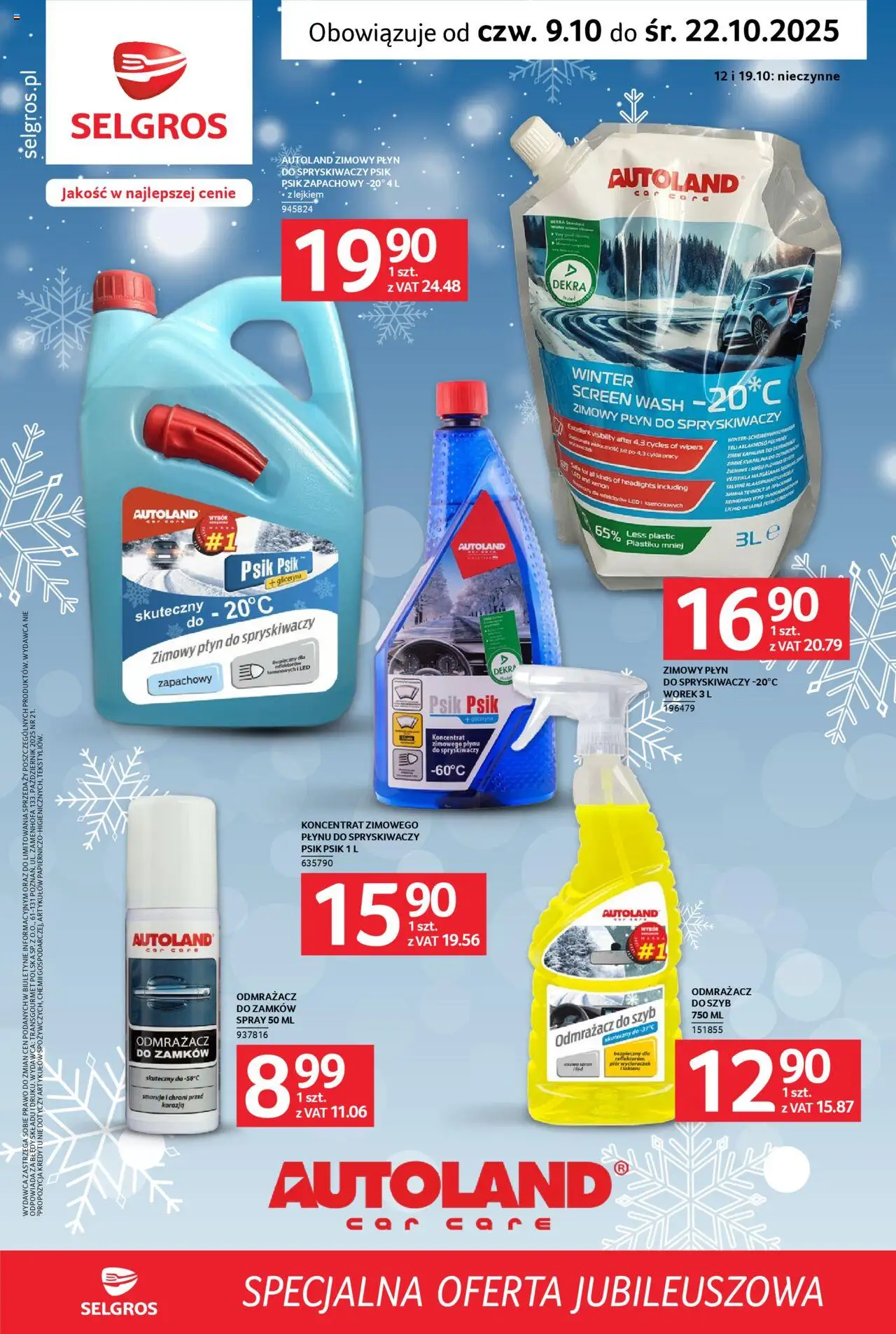 Selgros cash&carry Specjalna oferta jubileuszowa od 09.10.2025 - Nowa Gazetka - Numer strony 1