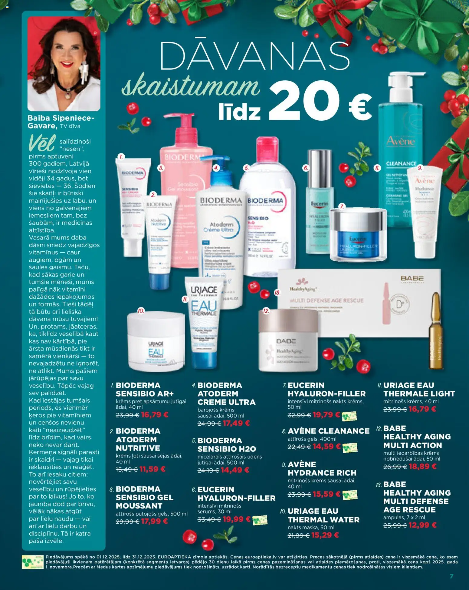 Skatīt Euroaptieka akciju bukletu, derīgs no 2025.12.01