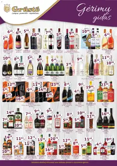 GRUSTE parduotuvės leidinio Leidinys - Gėrimų gidas galiojančio nuo 2025.11.11 peržiūra