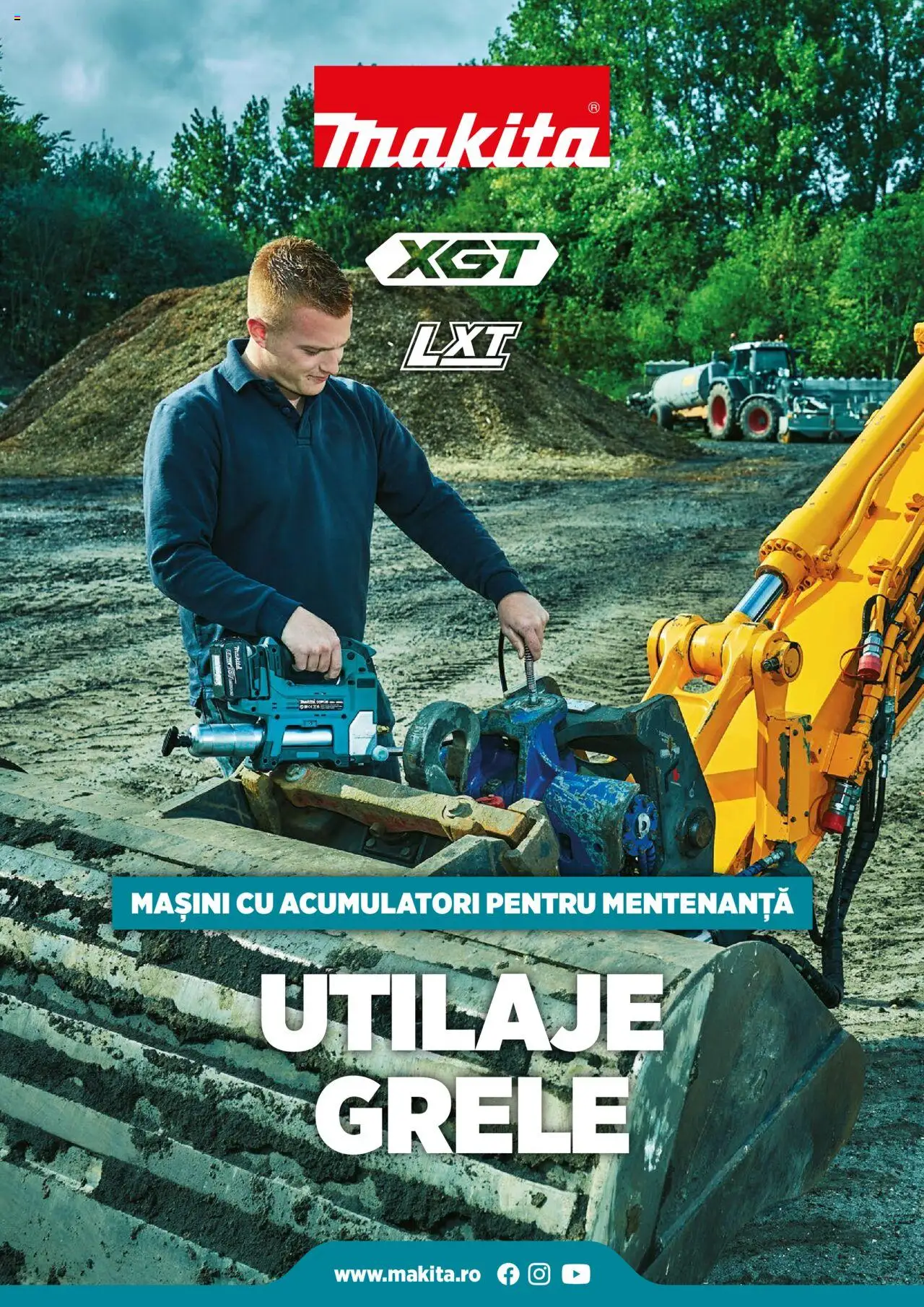 Makita Catalog - Broșură Mașini cu acumulatori pentru mentenanță utilaje grele de la 01.09.2023 - Pagină 1
