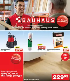 Eksempel på tilbudsavis Bauhaus - Tilbudsavis fra butik Bauhaus gyldig fra 27/02/2026