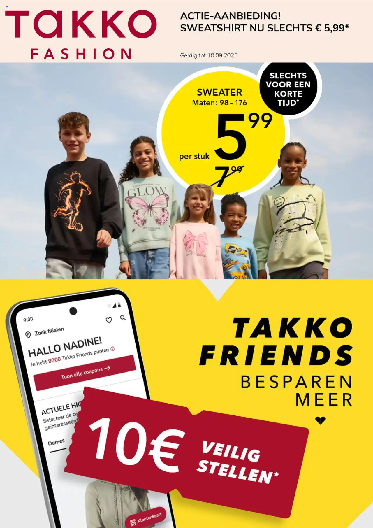 Takko shop Folder geldig vanaf 08-09-2025 - Paginanummer 1