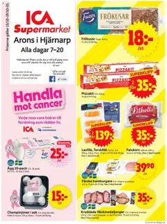 Förhandsgranska reklamblad Hjärnarp från butik ICA Supermarket gäller från 13/10/2025