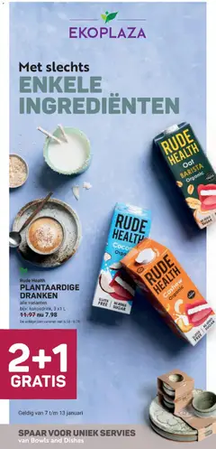 Voorbeeld van Folder week 2 van winkel Ekoplaza geldig vanaf 07-01-2026