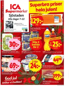 Förhandsgranska reklamblad Stockholm från butik ICA Supermarket gäller från 22/12/2025