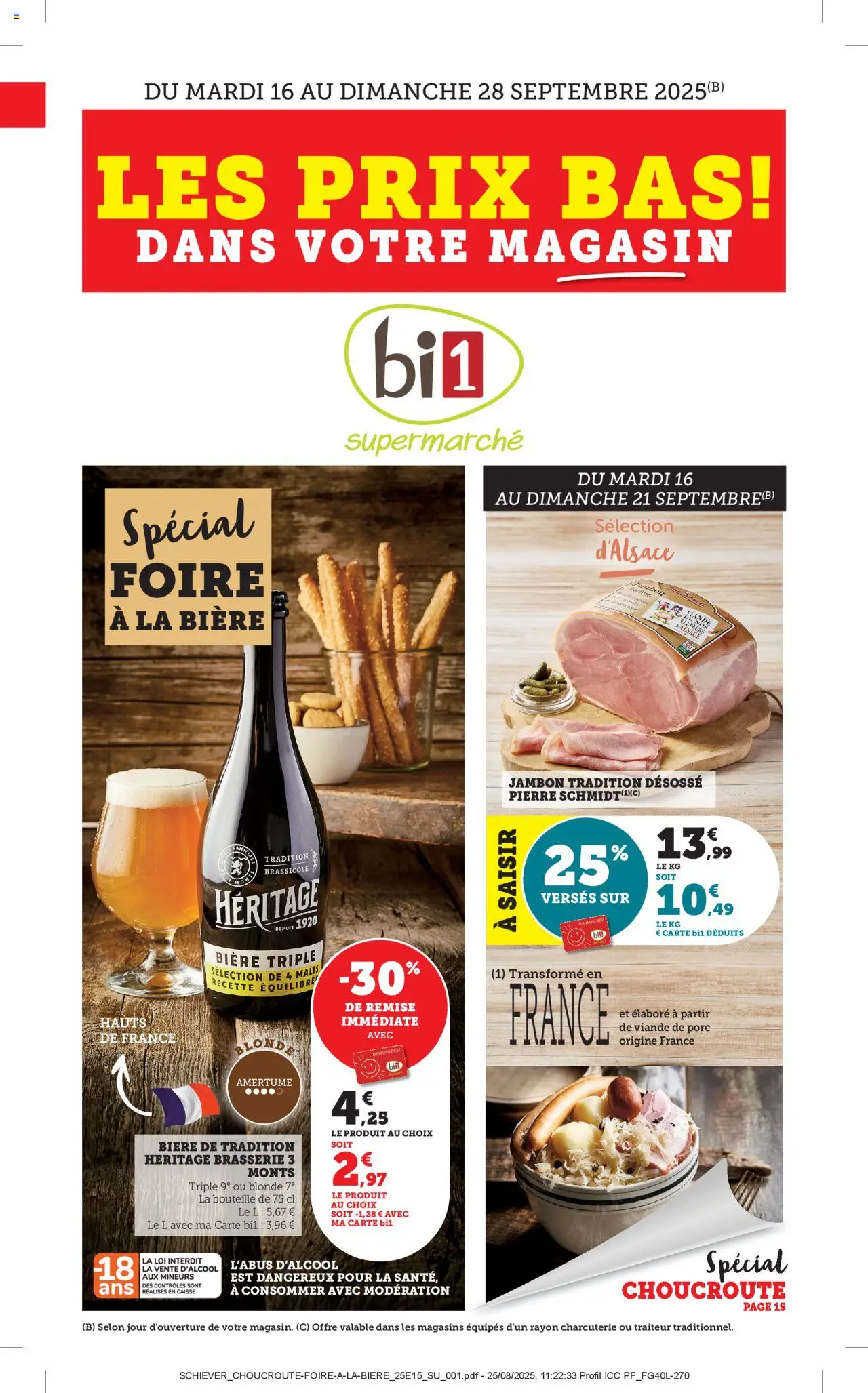 Catalogue de la boutique bi1 valable du 15/09/2025 - Page numéro 1