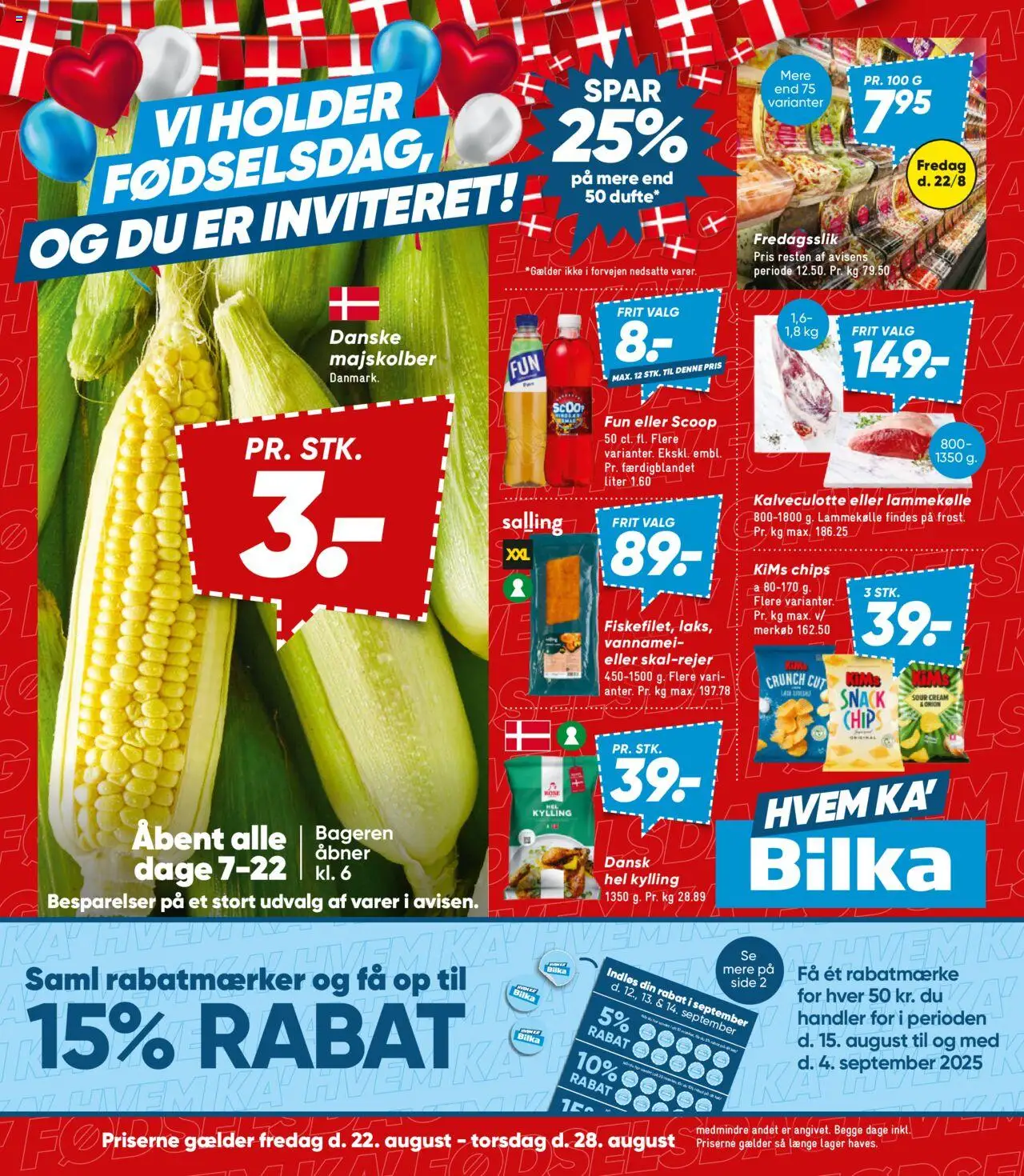 Bilka tilbudsavis gyldig fra 22/08/2025 - side 1