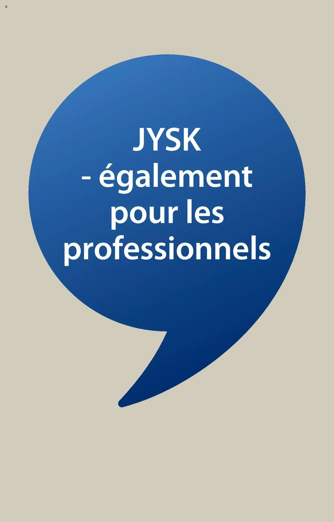 JYSK shop Publicité geldig vanaf 25/08/2025 - Paginanummer 1