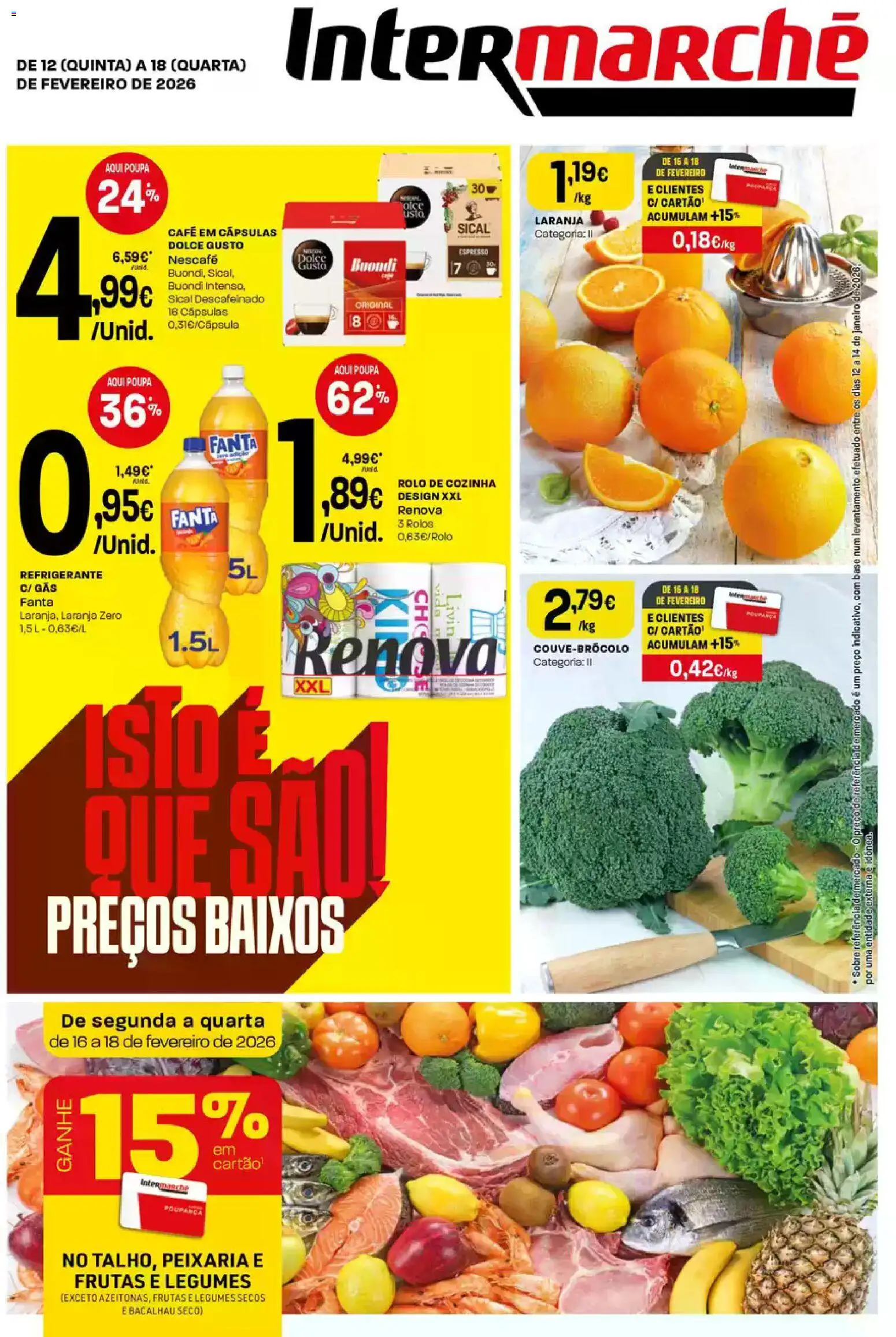 Pré-visualização do folheto da loja Intermarché válida a partir de 12/02/2026