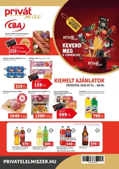 PRIVÁT - Aktuális szórólap MAX megtekintése, amely érvényes 2025.07.31.-től