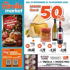 Anteprima dell'opuscolo Volantino Market dal negozio Famila valido da 27/11/2025
