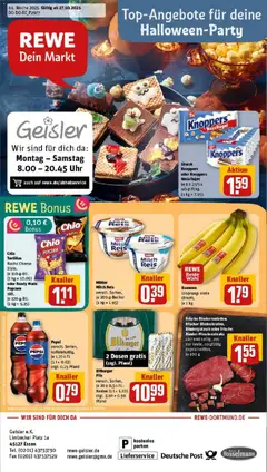 Vorschau von dem Prospekt des Geschäftes Rewe, gültig ab dem 26.10.2025
