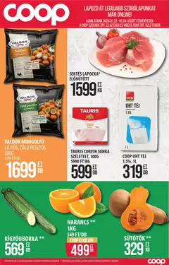 COOP Szolnok - Akciós újság COOP Szolnok Tiszafüred megtekintése, amely érvényes 2026.01.22.-től
