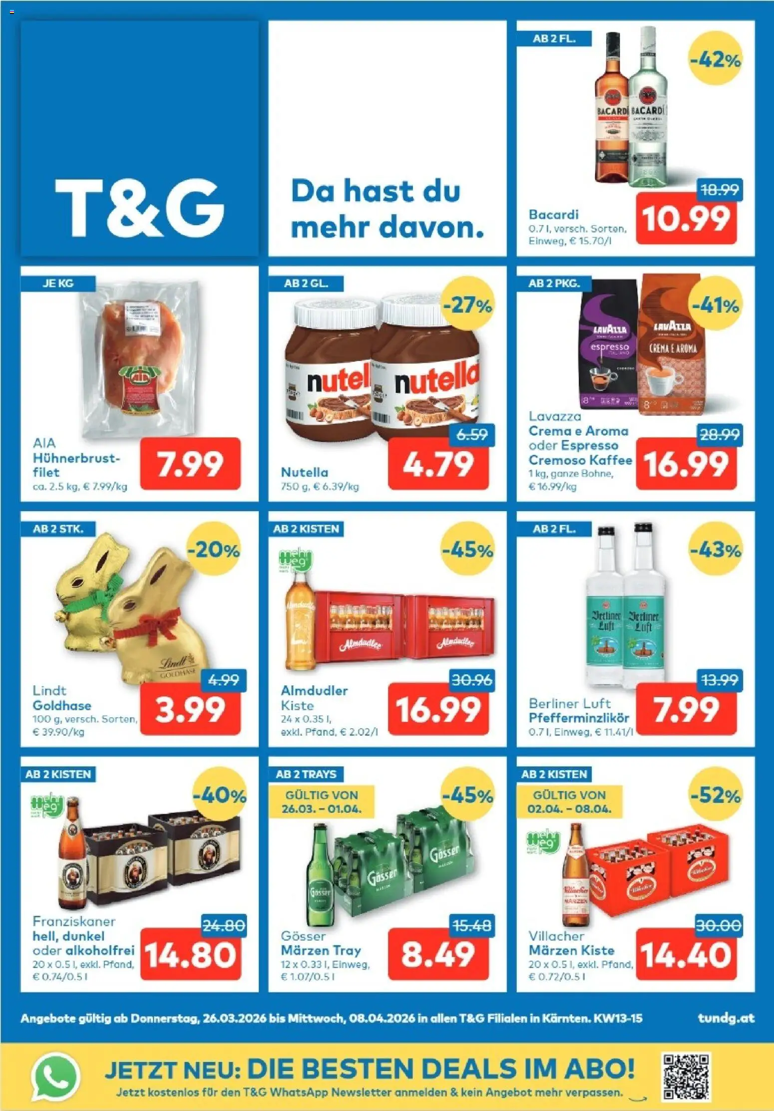 Vorschau der Angebote: T&G T&G - Kärnten gültig ab 26.03.2026