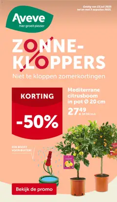 Voorbeeld van Folder van winkel Aveve geldig vanaf 23/07/2025