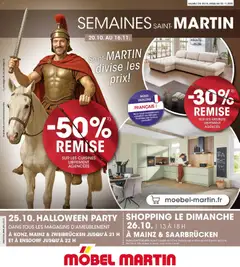 Prévisualisation de Möbel Martin: Offres hebdomadaires du magasin Möbel Martin formulaire valide 19/10/2025