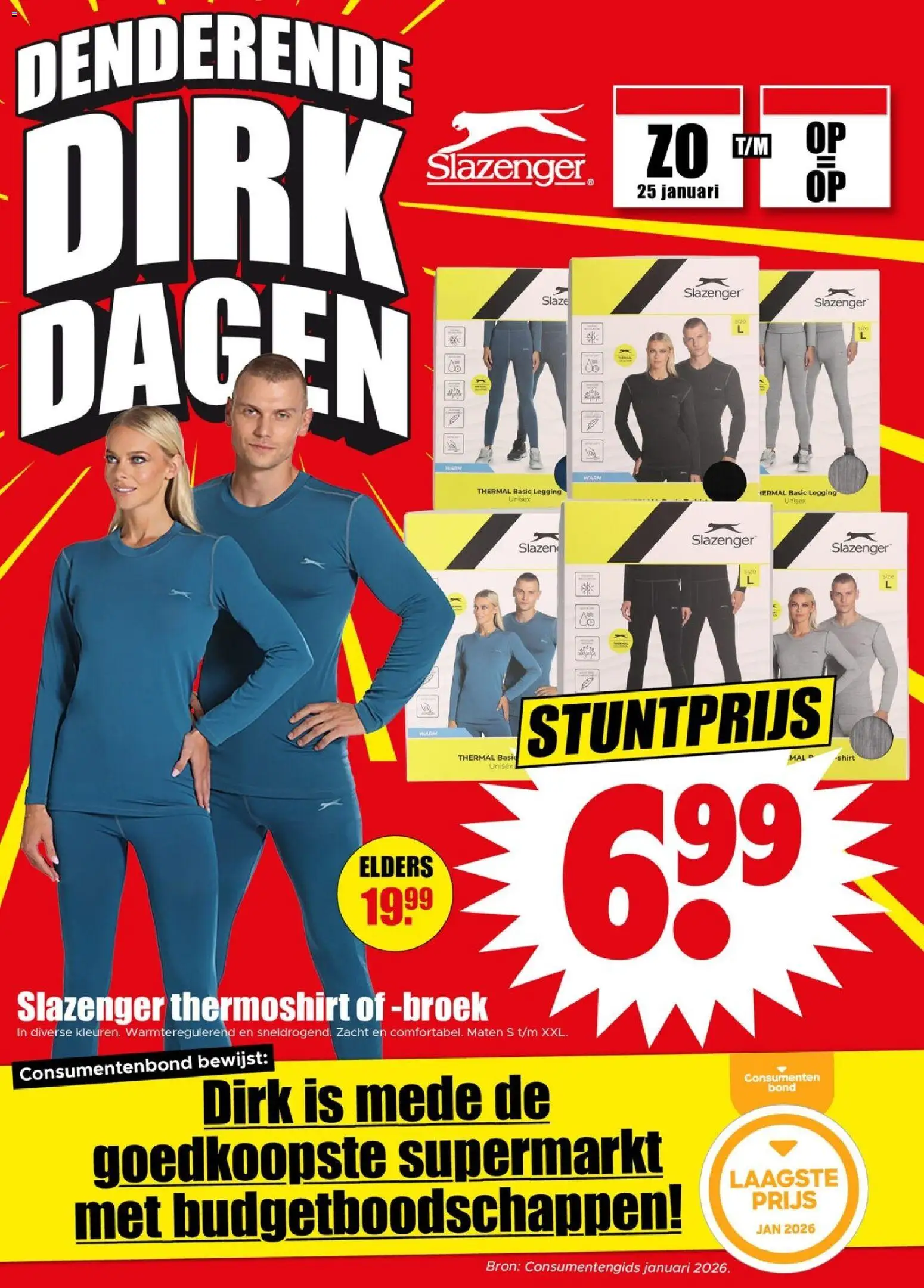 Voorbeeld van Folder week 5 van winkel Dirk geldig vanaf 25-01-2026