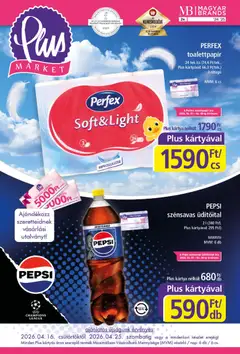 Plus Market - Plus Market akciós újság megtekintése, amely érvényes 2026.04.16.-től