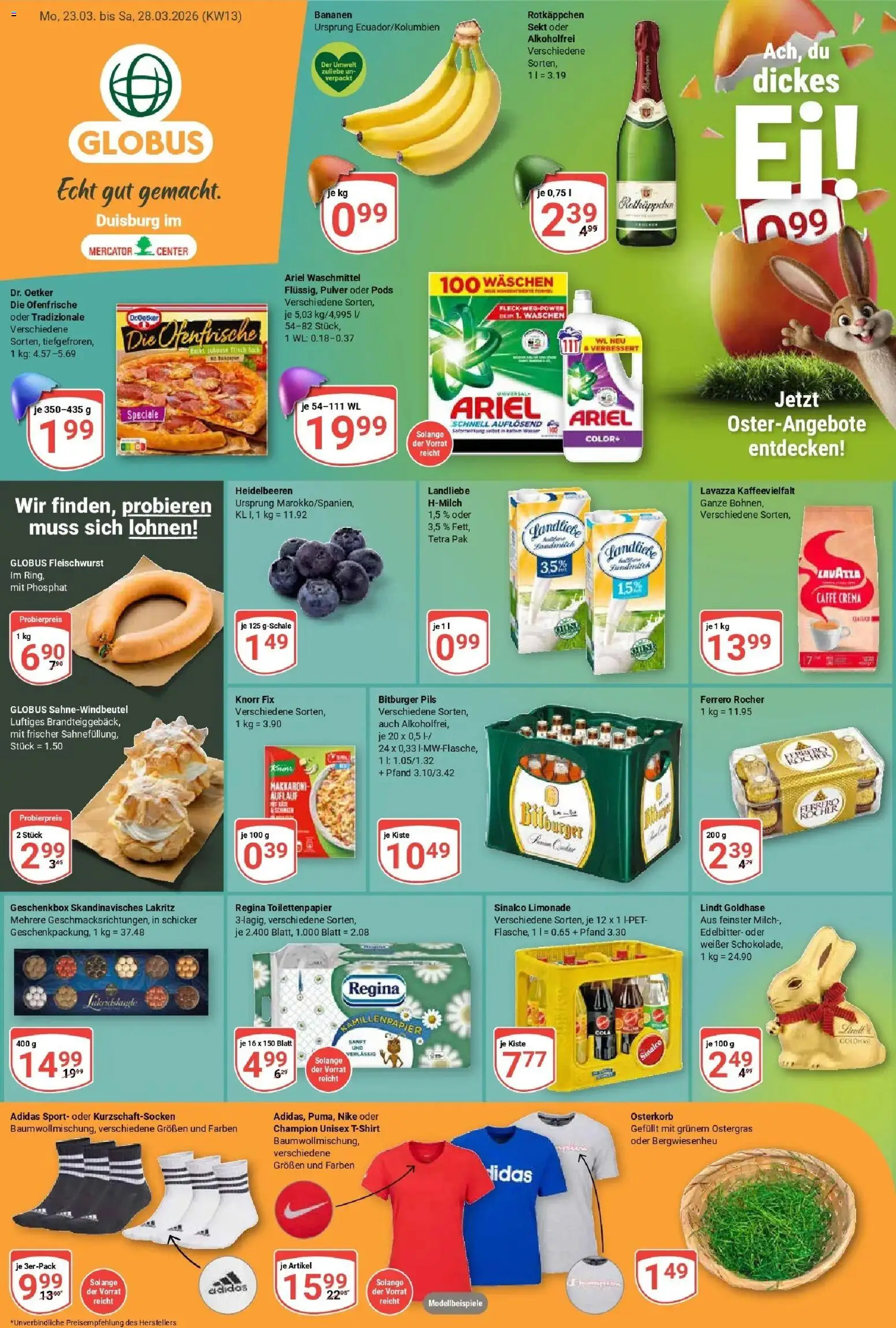 Vorschau von dem Prospekt des Geschäftes Globus, gültig ab dem 23.03.2026