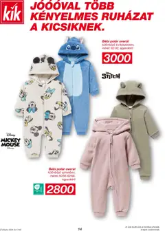 Kik - Akciós újság Kik megtekintése, amely érvényes 2025.10.13.-től | Oldal: 14