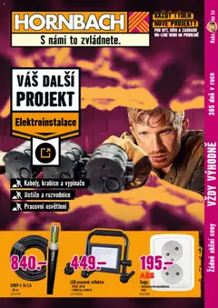 Náhled nabídky: HORNBACH Leták - Elektroinstalace platný od 10.09.2025