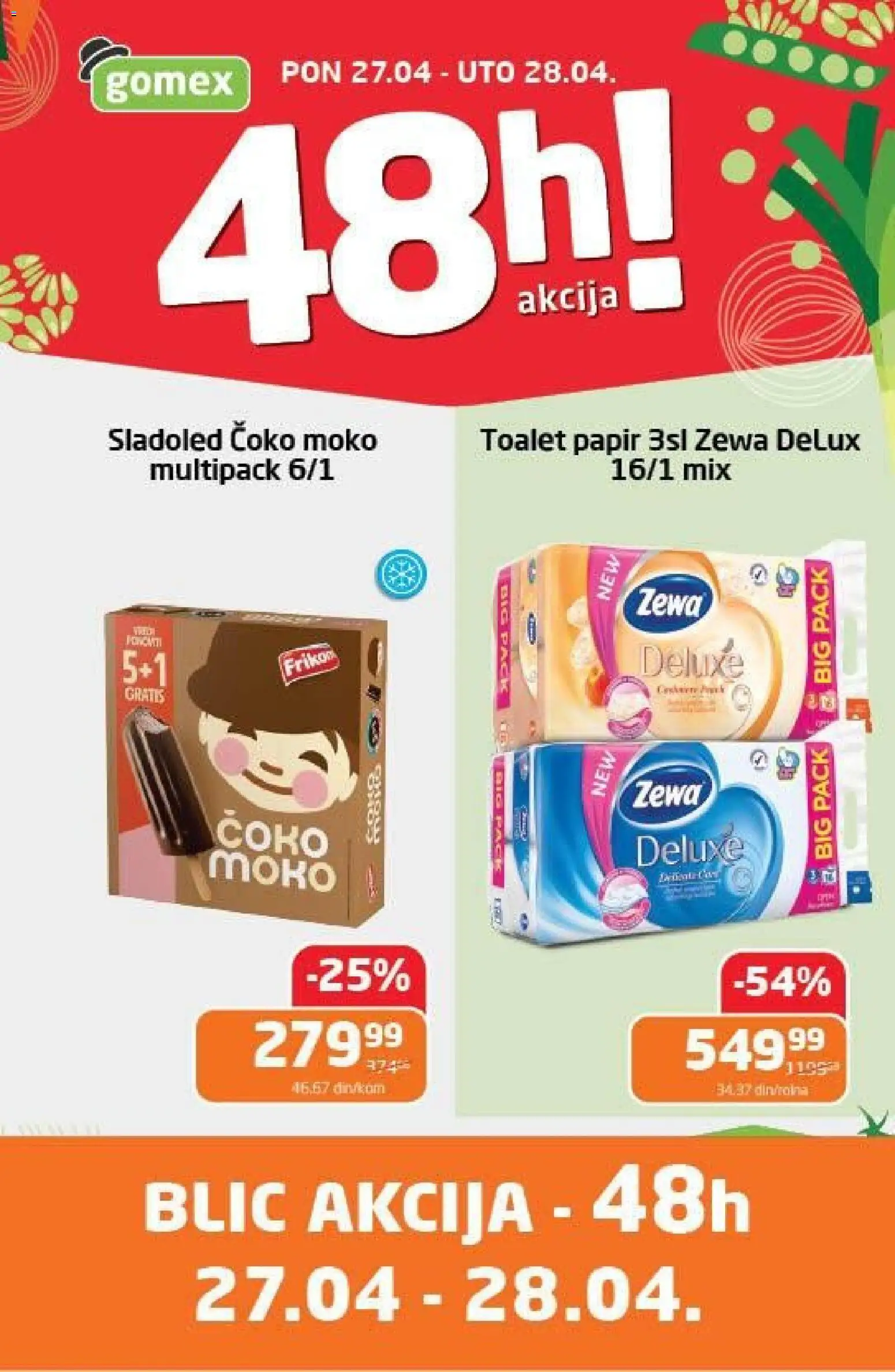 Pregled Gomex kataloga - važi od 27.04.2026