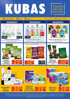 Kubas parduotuvės leidinio Kubas leidinys galiojančio nuo 2026.04.14 peržiūra