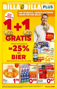 Vorschau der Angebote: Billa Tirol gültig ab 08.01.2026