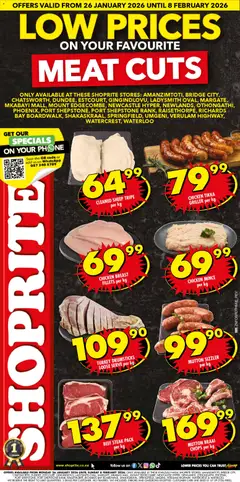 Preview of Shoprite flyer valid from 26/01/2026