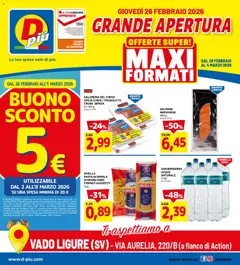 Anteprima dell'opuscolo D Più volantino - Vado Ligure dal negozio D Più valido da 26/02/2026
