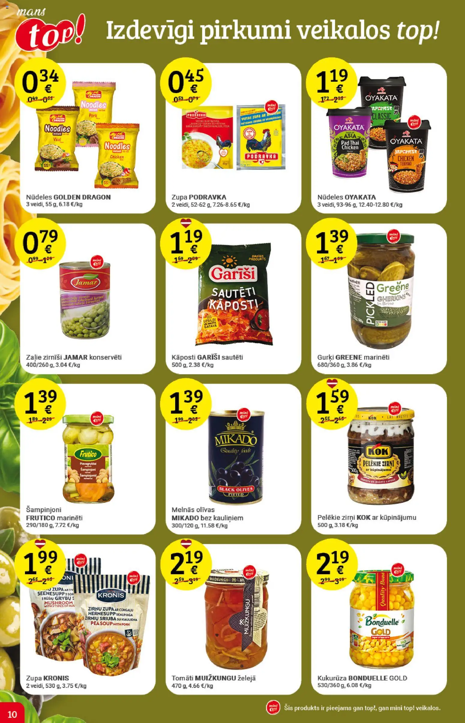 Skatīt Top! akciju bukletu, derīgs no 2026.01.07