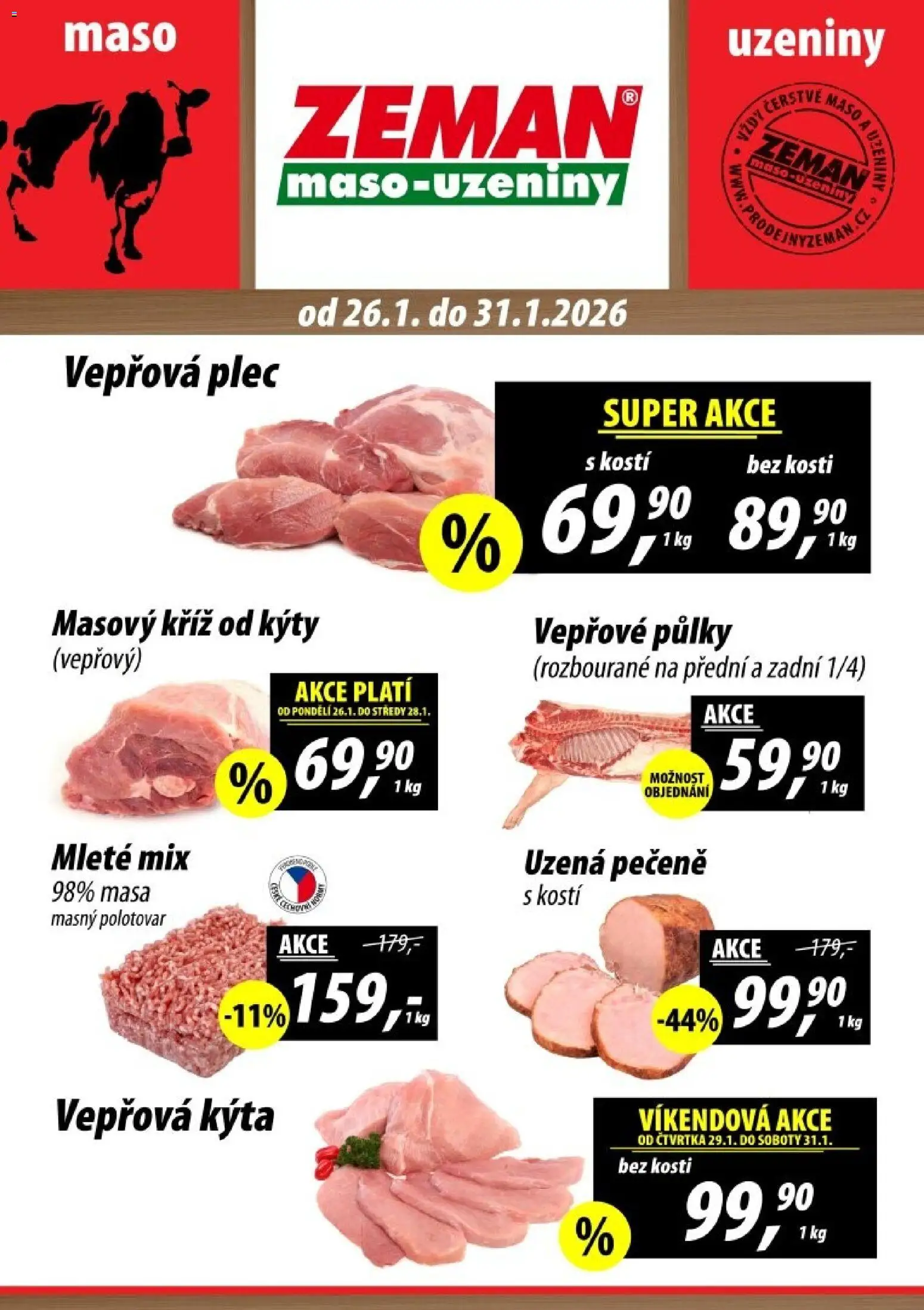 Náhled nabídky: Prodejny Zeman Leták - Dačice platný od 26.01.2026