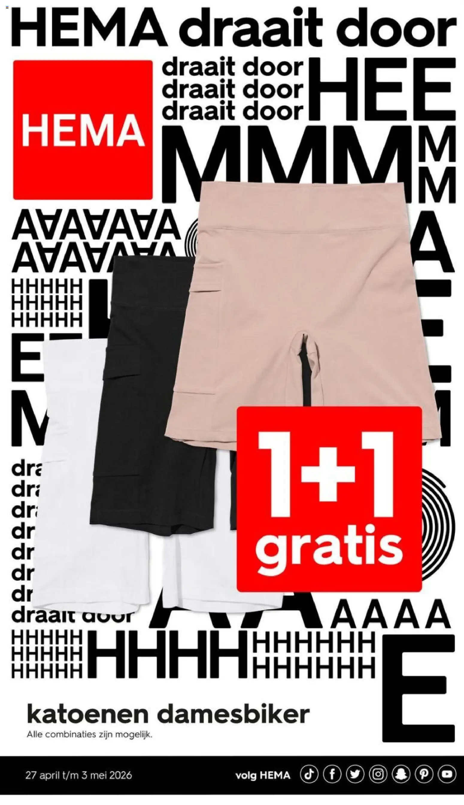 Voorbeeld van Hema folder van winkel Hema geldig vanaf 27-04-2026