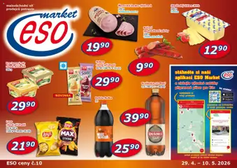 Náhled nabídky: Eso market Eso market leták platný od 29.04.2026