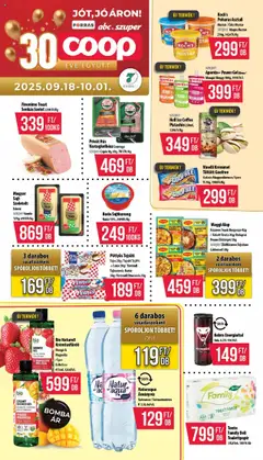 COOP - Akciós újság COOP megtekintése, amely érvényes 2025.09.18.-től
