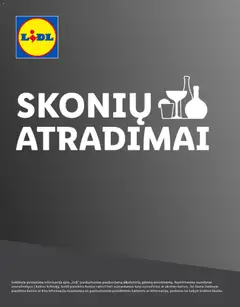 LIDL parduotuvės leidinio Leidinys - Skonių atradimai galiojančio nuo 2025.12.01 peržiūra