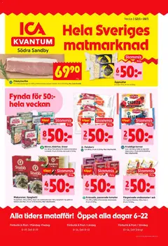 Förhandsgranska reklamblad Södra Sandby från butik ICA Kvantum gäller från 12/01/2026