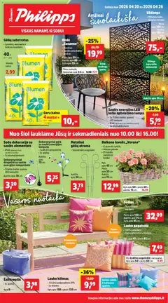 Thomas Philipps parduotuvės leidinio Thomas Philipps leidinys galiojančio nuo 2026.04.20 peržiūra