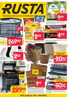 Kaupan Rusta Rusta tarjoukset esikatselu, voimassa 30/03/2026