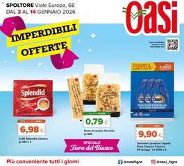 Anteprima dell'opuscolo Volantino Spoltore dal negozio Oasi valido da 03/01/2026