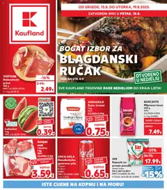 Pregled letka Rijeka Zamet trgovine Kaufland vrijedi od 13.08.2025