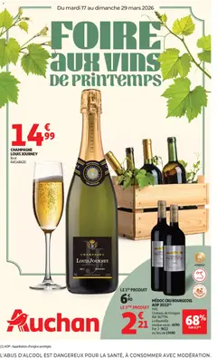 Prévisualisation de Auchan Foire aux vins hypers du magasin Auchan formulaire valide 17/03/2026