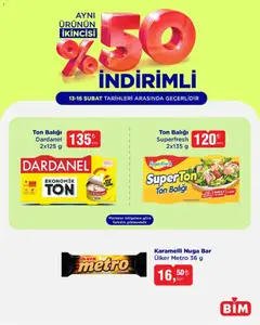 BİM %50 İndirim 13.02.2026 - Broşürünün önizlemesi