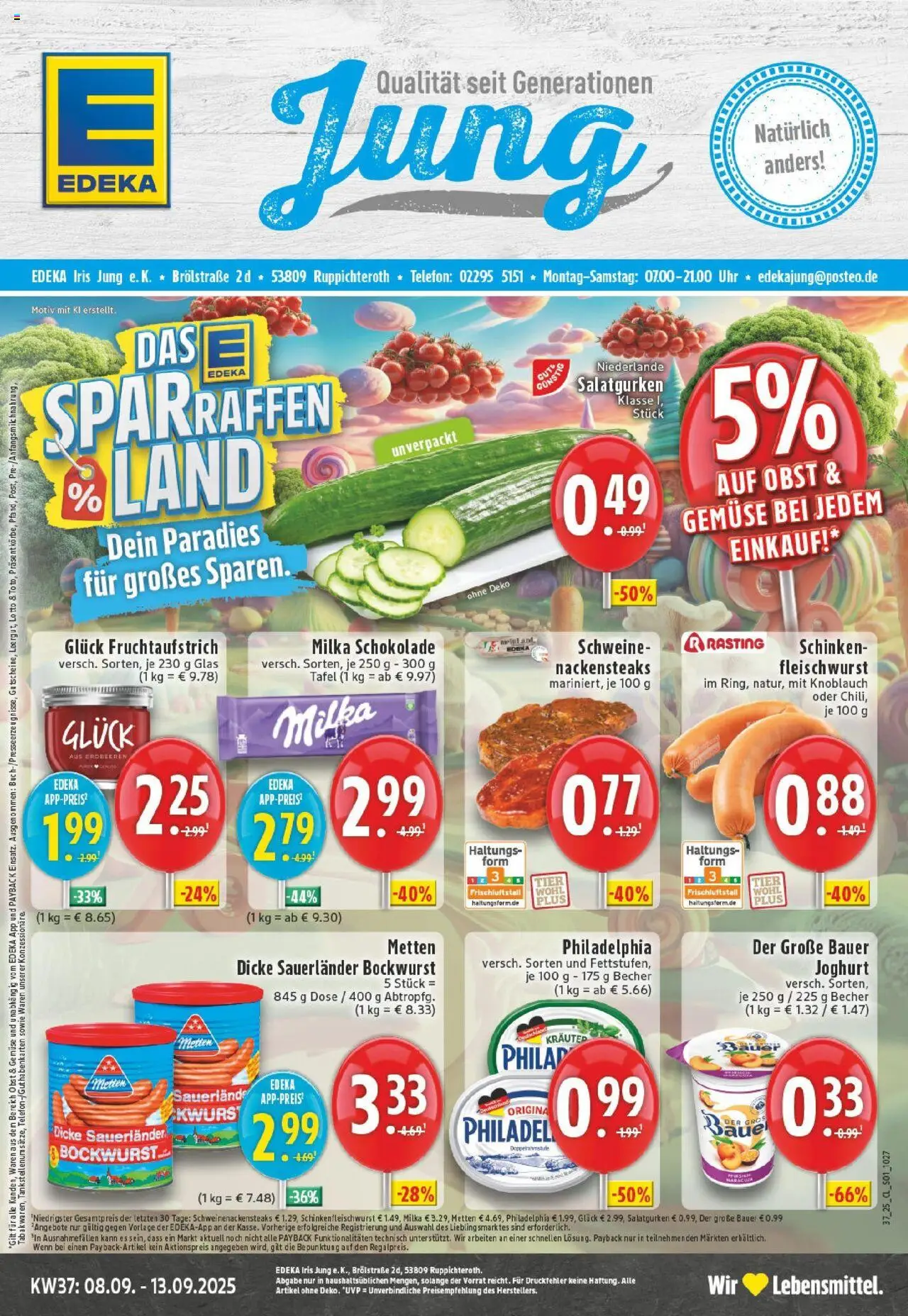 EDEKA Prospekt ab 07.09.2025 - Prospekt Ruppichteroth Online
