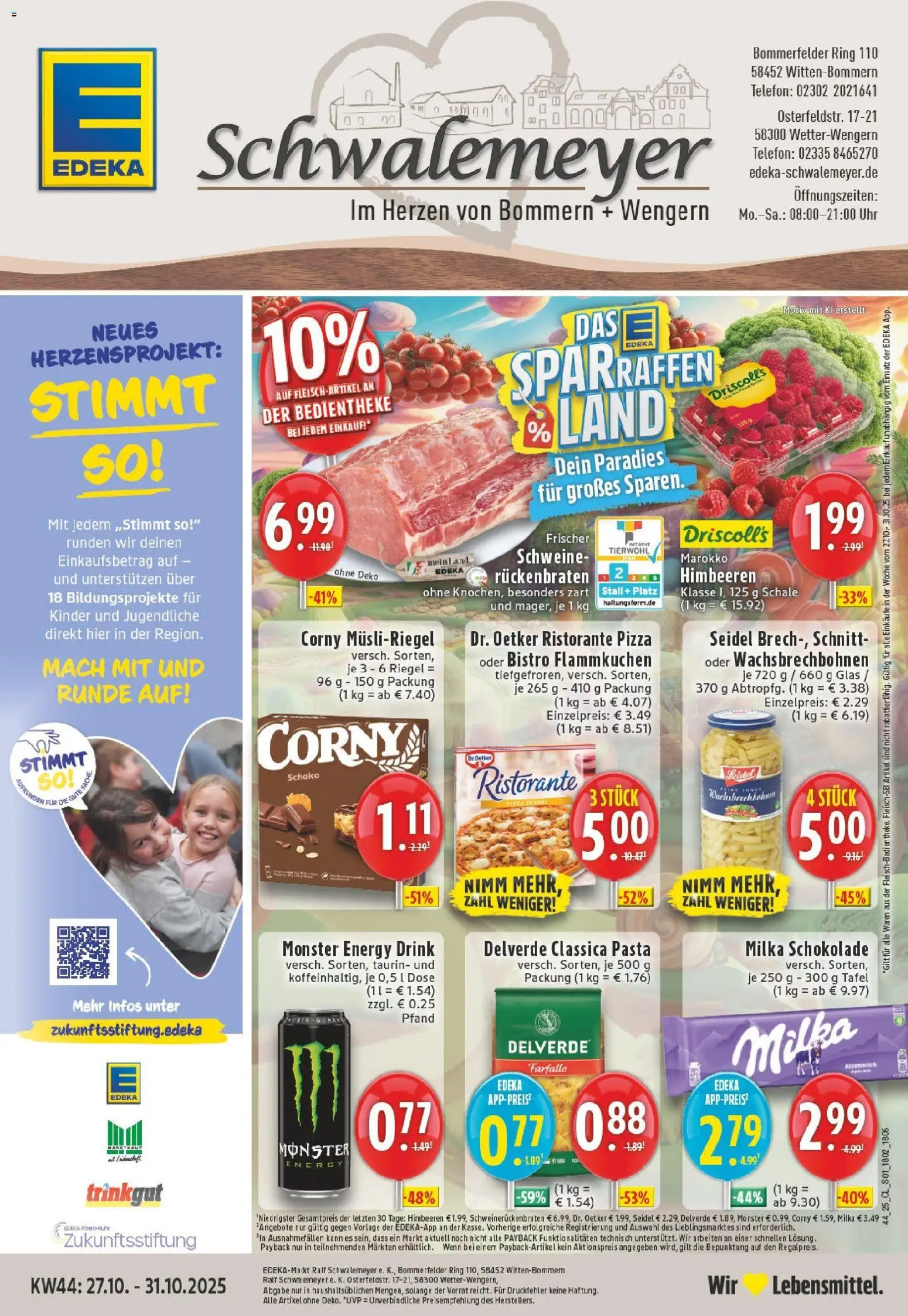 Vorschau von dem Prospekt des Geschäftes Edeka, gültig ab dem 26.10.2025