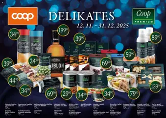 Náhled nabídky: Coop Leták - Delikates Vánoce platný od 12.11.2025